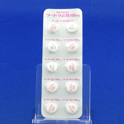 ツートラム錠１００ｍｇ