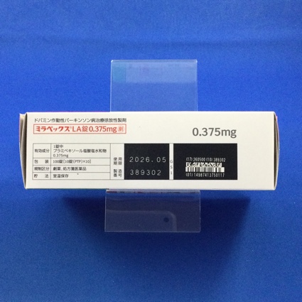 ミラペックスＬＡ錠０．３７５ｍｇ