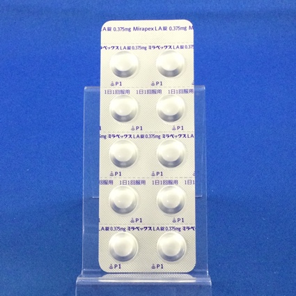 ミラペックスＬＡ錠０．３７５ｍｇ