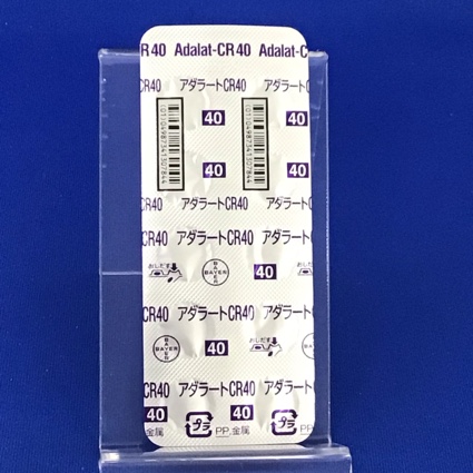 アダラートＣＲ錠４０ｍｇ