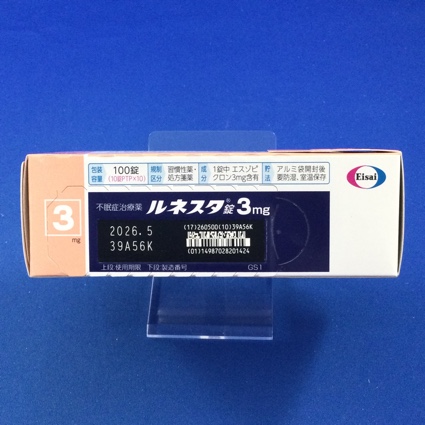 ルネスタ錠３ｍｇ