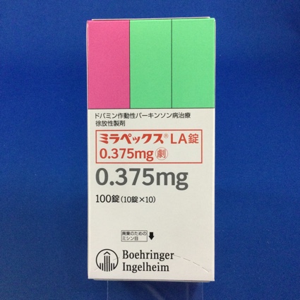 ミラペックスLA錠0.375mg
