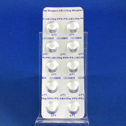 ミラペックスＬＡ錠０．３７５ｍｇ