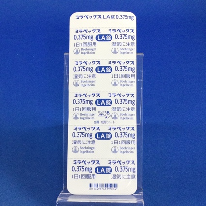 ミラペックスＬＡ錠０．３７５ｍｇ