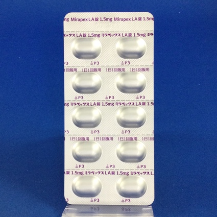 ミラペックスＬＡ錠１．５ｍｇ