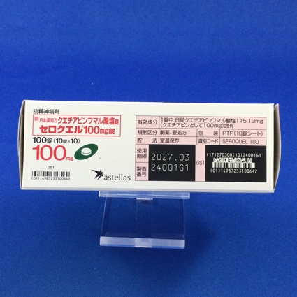 セロクエル１００ｍｇ錠