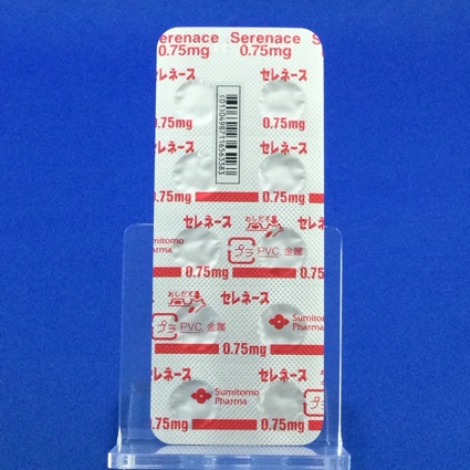 セレネース錠０．７５ｍｇ
