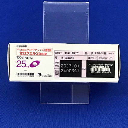 セロクエル２５ｍｇ錠