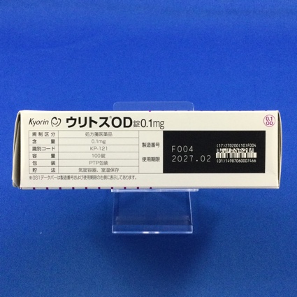 ウリトスＯＤ錠０．１ｍｇ