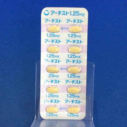 アーチスト錠１．２５ｍｇ