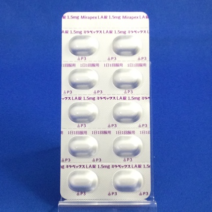 ミラペックスＬＡ錠１．５ｍｇ