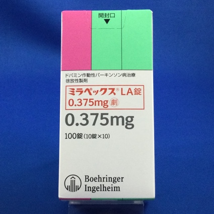 ミラペックスLA錠0.375mg