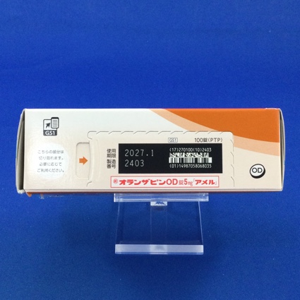 オランザピンＯＤ錠５ｍｇ「アメル」