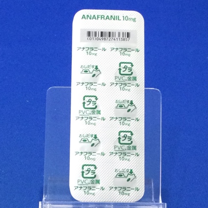 アナフラニール錠１０ｍｇ
