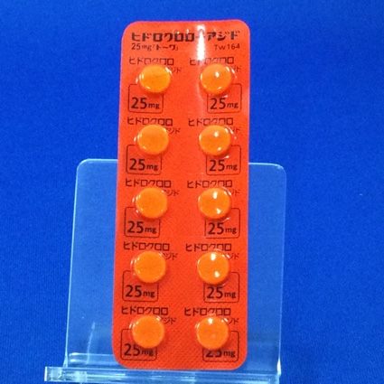 ヒドロクロロチアジド錠２５ｍｇ「トーワ」