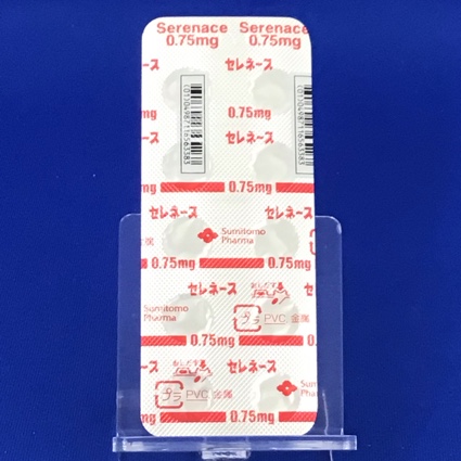 セレネース錠０．７５ｍｇ