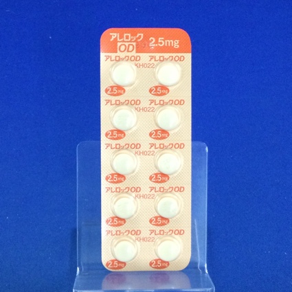 アレロックＯＤ錠２．５