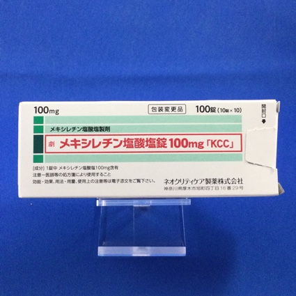 メキシレチン塩酸塩錠100mg「KCC」