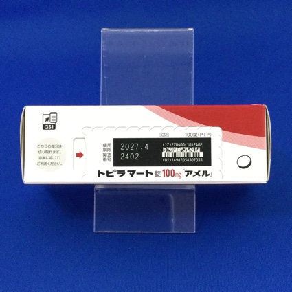 トピラマート錠１００ｍｇ「アメル」