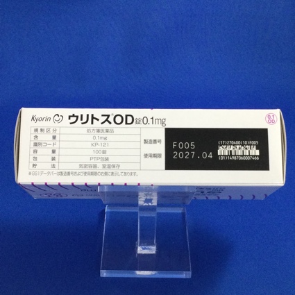 ウリトスＯＤ錠０．１ｍｇ