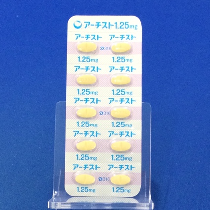 アーチスト錠１．２５ｍｇ