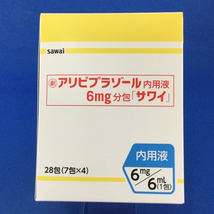 アリピプラゾール内用液6mg分包「サワイ」