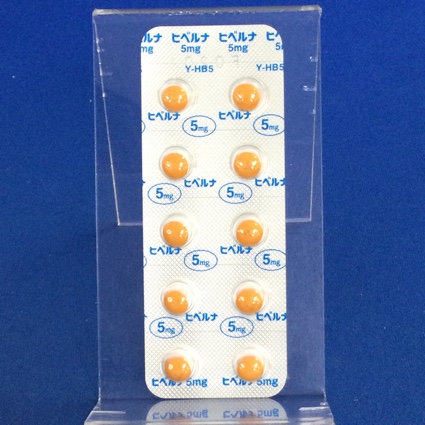 ヒベルナ糖衣錠５ｍｇ