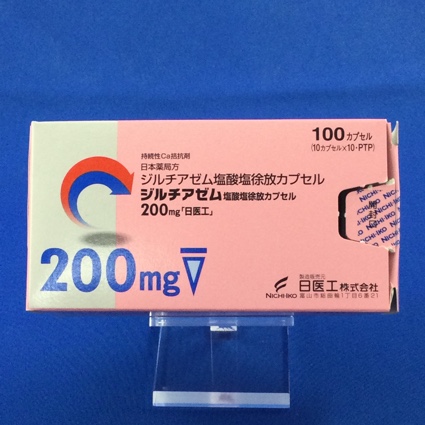 ジルチアゼム塩酸塩徐放カプセル200mg「日医工」
