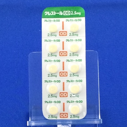 クレストールＯＤ錠２．５ｍｇ