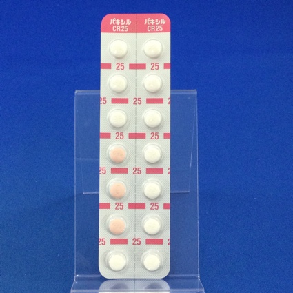 パキシルＣＲ錠２５ｍｇ