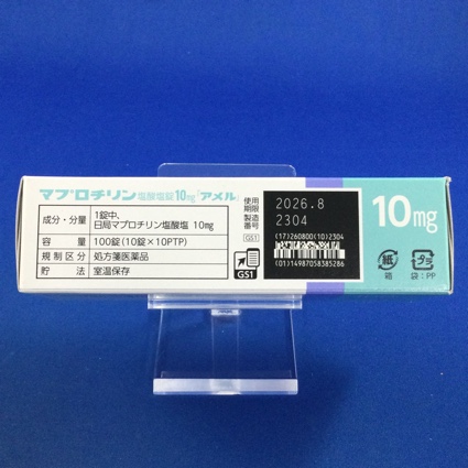 マプロチリン塩酸塩錠１０ｍｇ「アメル」